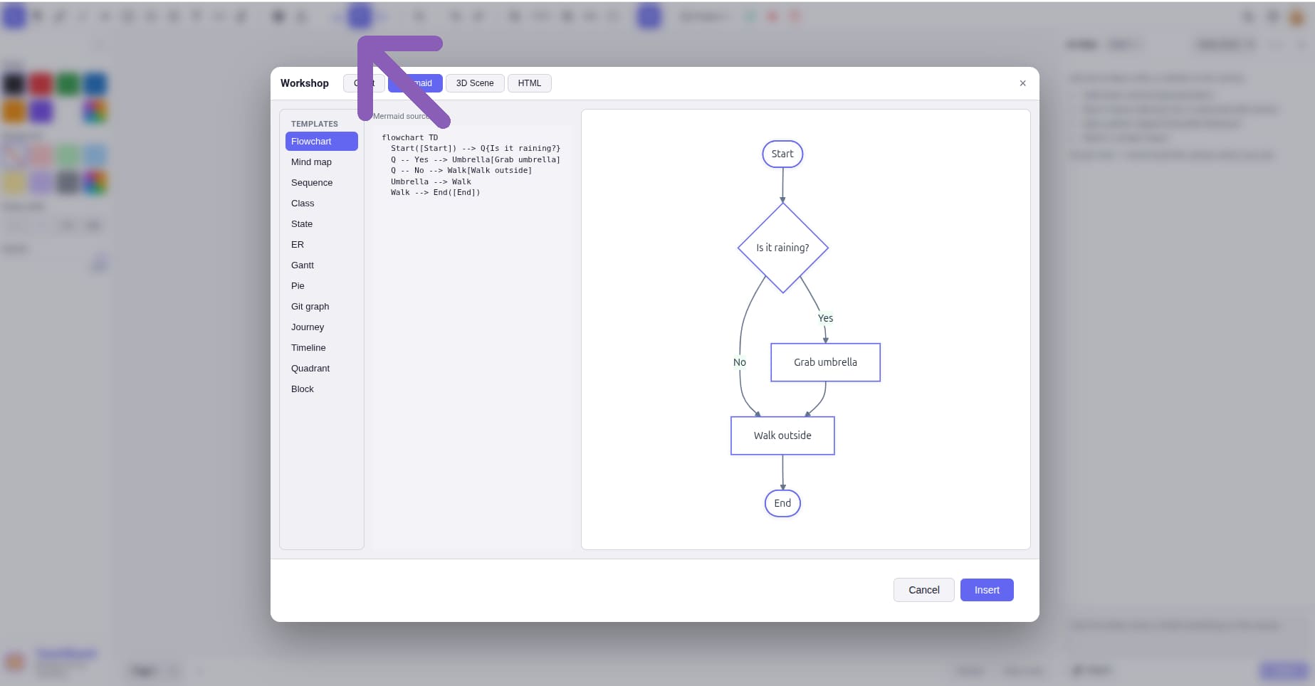 TeachBoard Workshop — charts, 3D, Mermaid, HTML